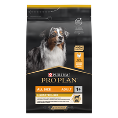 Purina Pro Plan LIGHT/STERILISED All Sizes (3 kg)