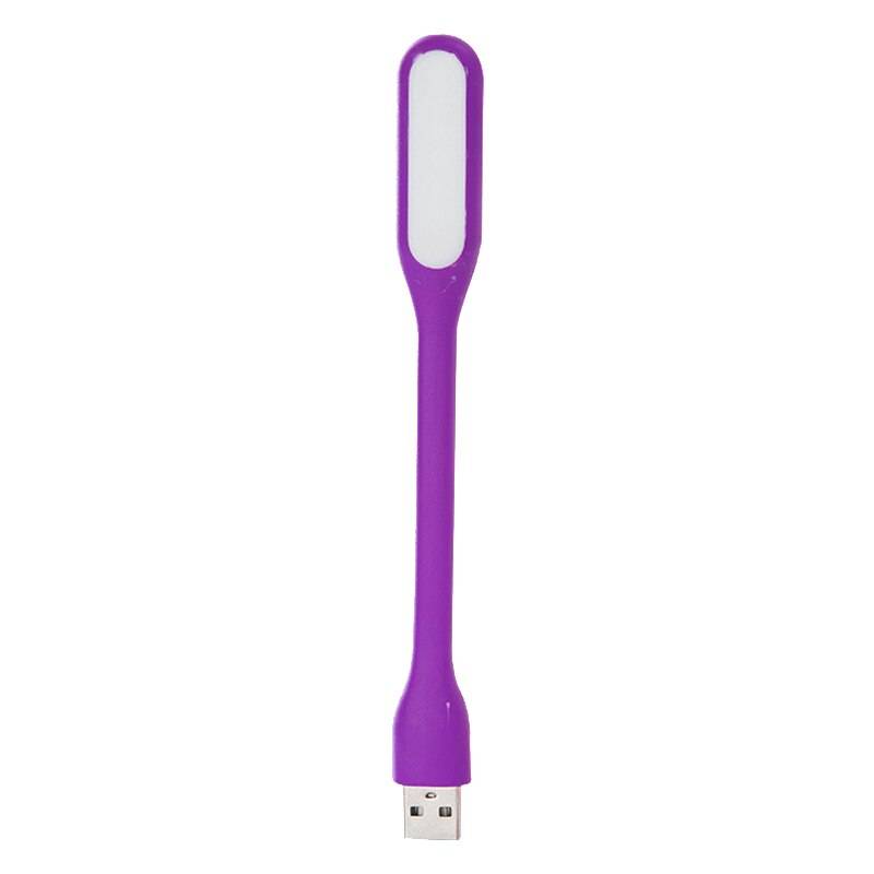 Boklampa USB LED 1.2W Bärbar - Violett