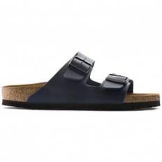 Birkenstock, Sko, Herre, Blå, 43 EU, Læder, Sandaler Arizona Birko-Flor