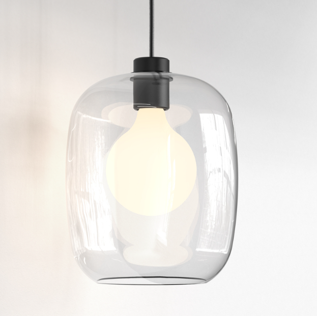 Track Pendant Suspension Kit/Curve fra Astro Lighting - Sort / Curve 285 / Klar