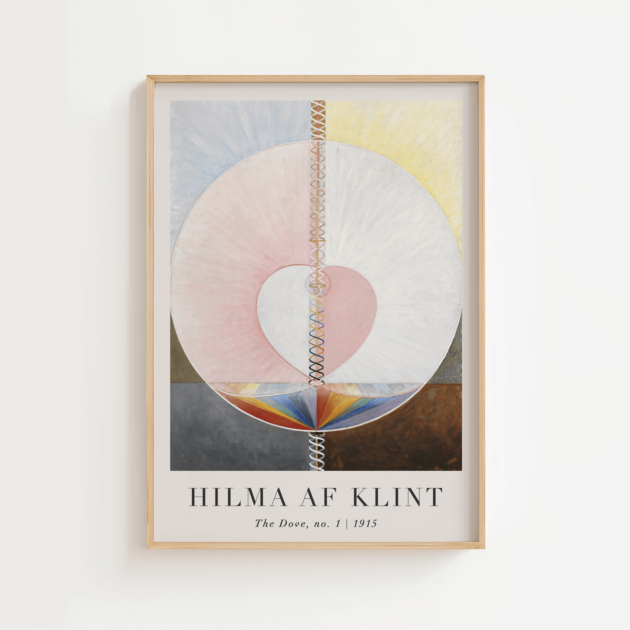 The Dove - Hilma Af Klint Poster | 70 x 100 cm | Ellens Postershop.