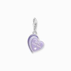 Thomas Sabo" Best-Friends med lila kallemalj svärtat silver"-Berlock