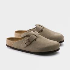 Birkenstock Womens Boston Narrow Soft Footbed Taupe (560773)