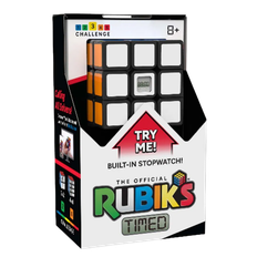 Rubik’s Timed Cube 3x3 – Digital Cube with Built-in Stopwatch for Speedcubing Practice