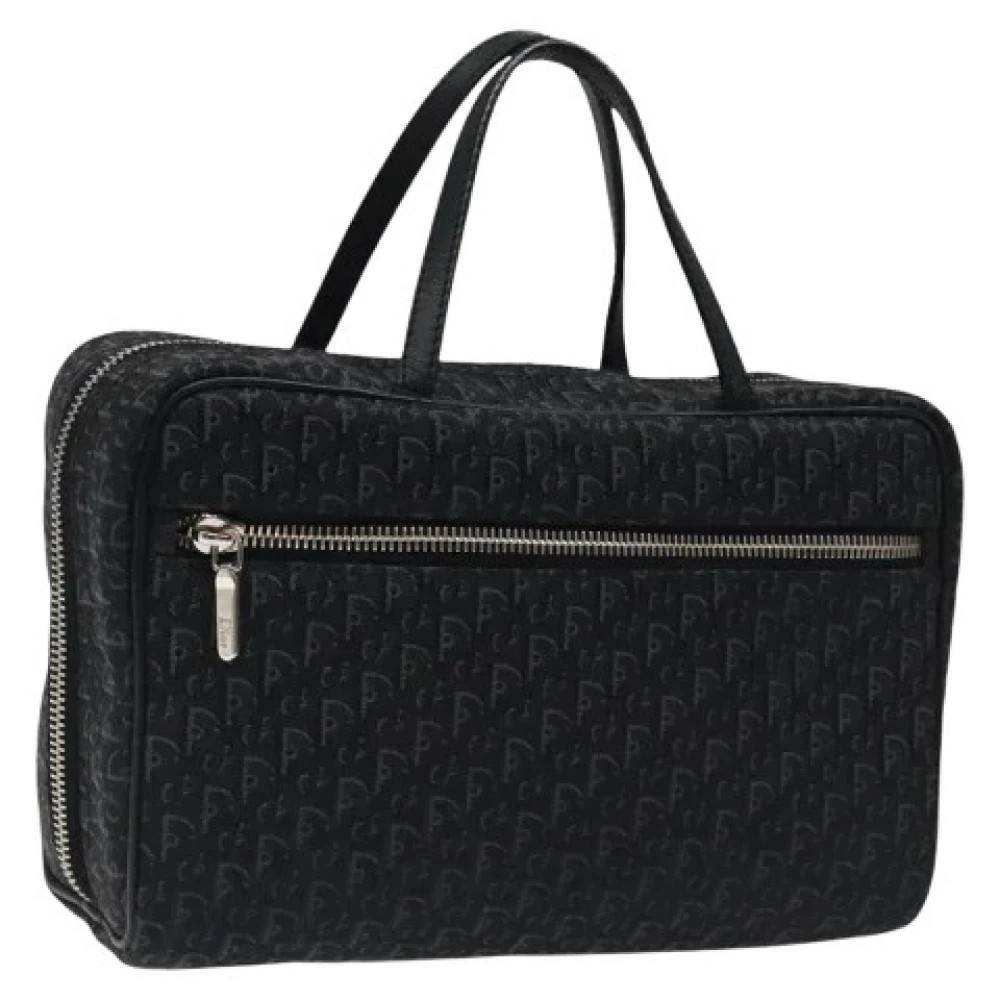 Dior Vintage - Pre-owned Trotter Canvas Hand Bag Vintage - Dam - ONE Size - Läder