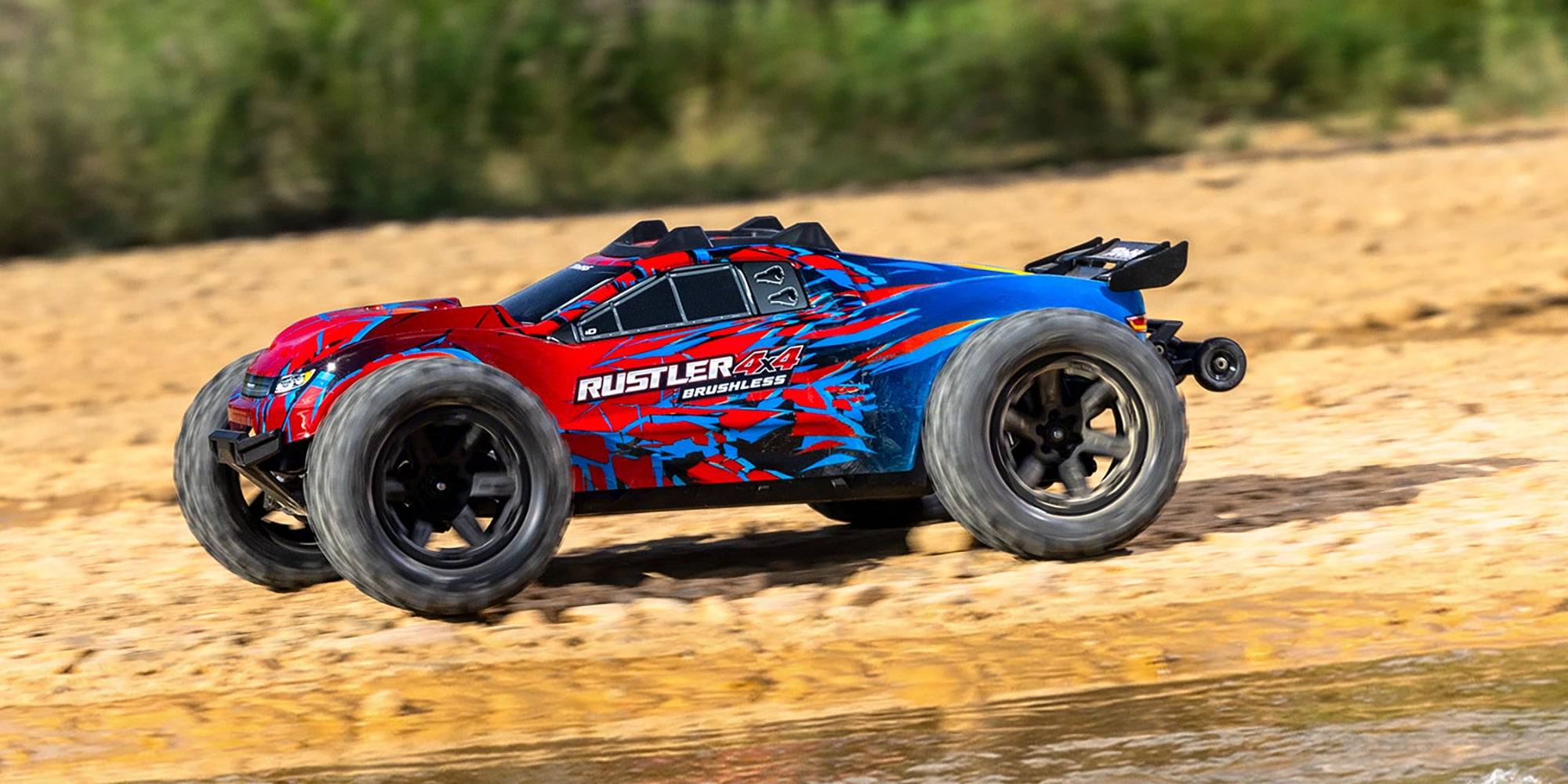 Rustler 4x4 Brushless - Rød