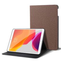 X-LEVEL iPad 9,7" 5/6 etui med stativ - Brun