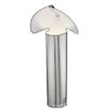 FLOS Chiara F Gulvlampe H: 145cm - Stainless Steel/Black Edge