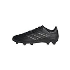 adidas Copa Pure II League Football Boots Firm Ground, Fotbollsskor för terräng Unisex barn, Core Black Carbon Gold Met, 32 EU