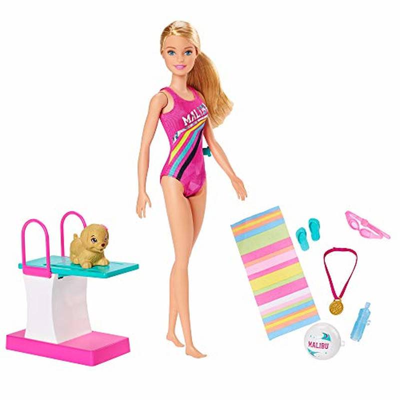Mattel Barbie Dreamhouse Adventures - Swim n' Dive Doll And...
