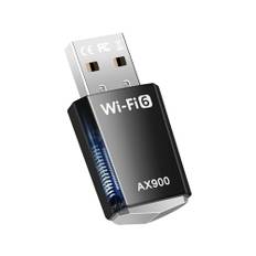 RUIZHI USB WLAN Stick für PC, WiFi 6 WLAN USB Stick AX900 Dual Band 2,4G/5GHZ, WiFi Dongle für MU-MIMO, WPA3, Internet Stick WLAN Adapter Fahrerlos für PC/Desktop/Laptop Maus Win7/10/11