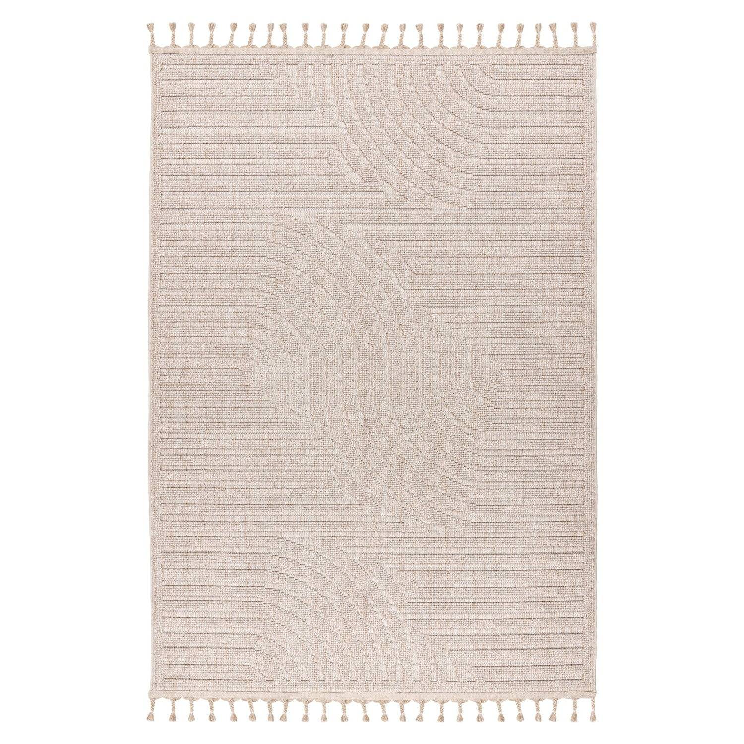 Reef 225 Kort Luv Tæppe Til Indendørs Brug - 120 x 170 cm / Beige