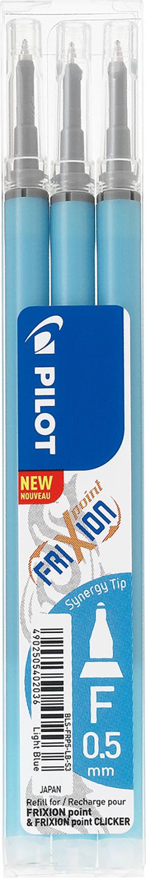 Patron Frixion Point lblå 3/fp
