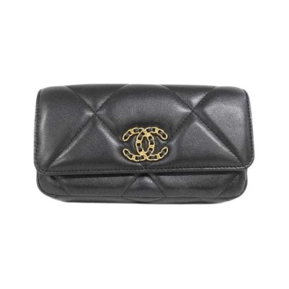 Chanel Vintage Pre-owned 19 Lambskin Waist Bag - Vintage - Dame - Sort - ONE SIZE - Uld