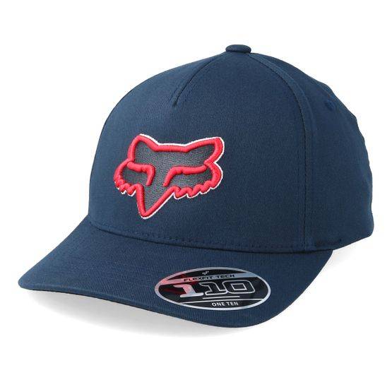 Fox - Blå adjustable Keps - Kids Epicycle 110 Navy/Red Adjustable @ Hatstore