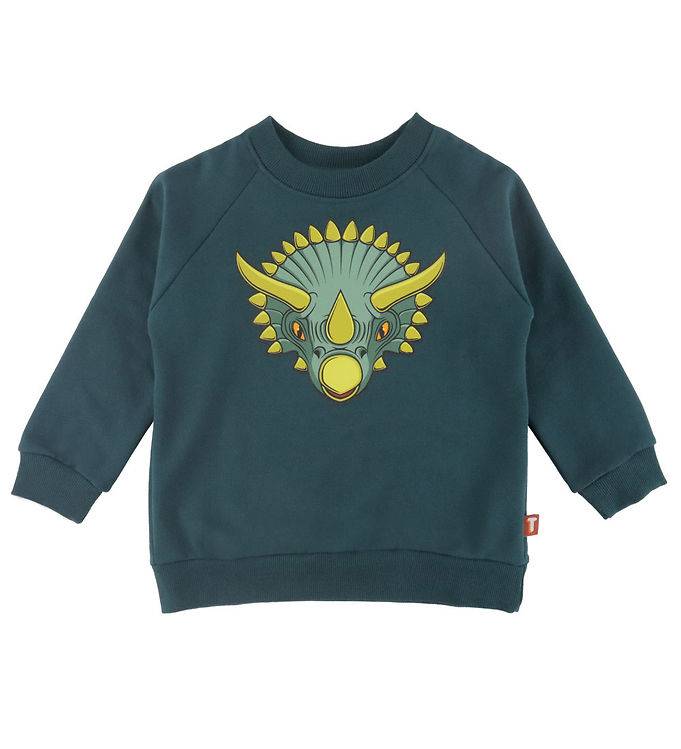 DJUR Sweatshirt - Djurbälg - Canard Triceratops - DYR - 2 år (92) - Sweatshirt