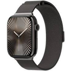 SwitchEasy Mesh Stainless Steel Loop (Watch 42/41/40/38mm) - Mörkgrå