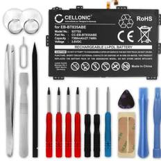 EB-BT835ABE, EB-BT835ABU, GH43-04830A batteri för Samsung SM-T830 Galaxy Tab S4, Samsung SM-T835 Galaxy Tab S4 LTE surfplatta inkl. verktygskit för smidigt batteribyte - ersättningsbatteri med 7300mAh, 3.8V + skruvmejsel-set