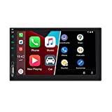 Trådlöst carplay och Android Auto Car Stereo 7 Inch 2 Din Car Radio Bluetooth Support FM SWC USB Mirror Link för Android/iOS