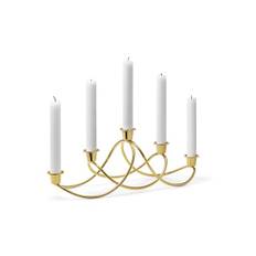 Georg Jensen – Harmony lysestage forgyldt