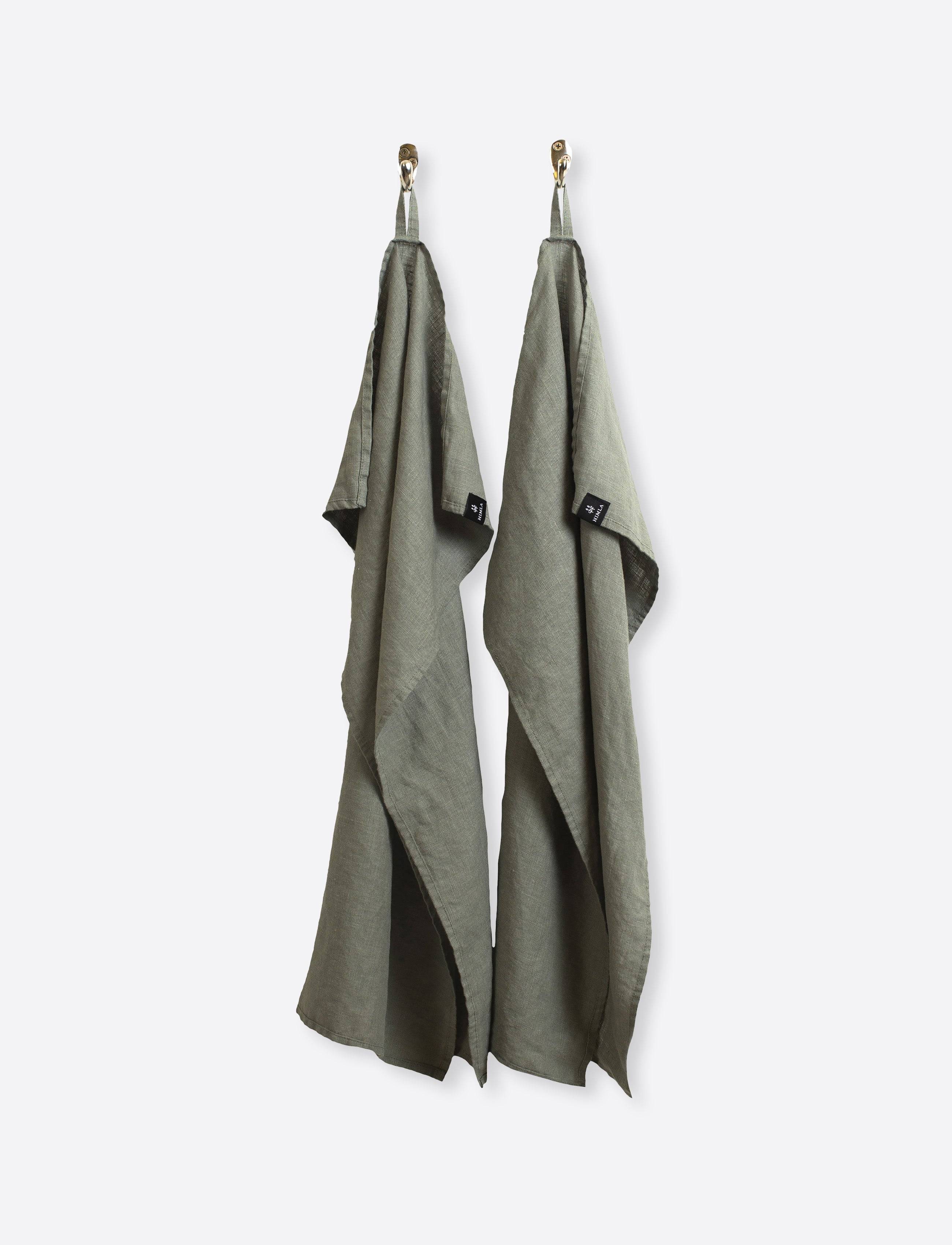Himla, Sunshine Kitchen towel Sage 2 Pack
