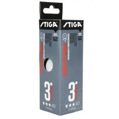 Stiga Perform 40+ 3-Pack Pingisbollar: White