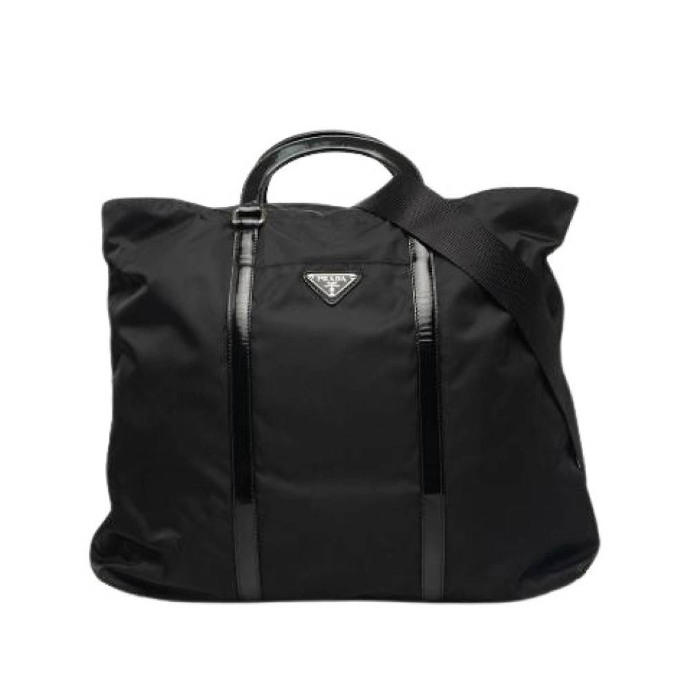 Prada Vintage Pre-owned Nylon Satchel - Vintage - Dame - Sort - ONE SIZE - Nylon