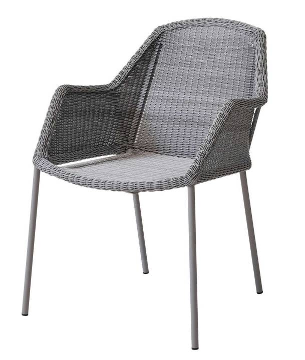 Breeze stapelstol Weave Light Grey