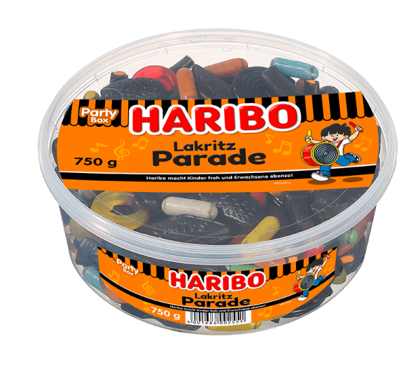 Haribo Lakritz Parade - 750 g