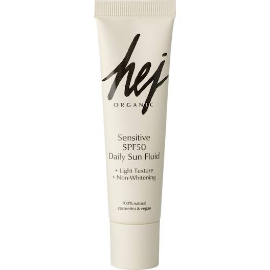Hej Organic Återfuktande hudvård Sensitive SPF50 Daily Sun Fluid 30 ml (4470,00 kr / 1l)