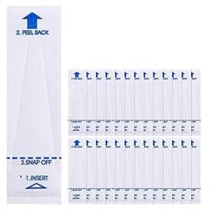 100-pack Digital Termometer Sondenöverdrag - Engångs Universal Elektronisk Rektal Termometeröverdrag white