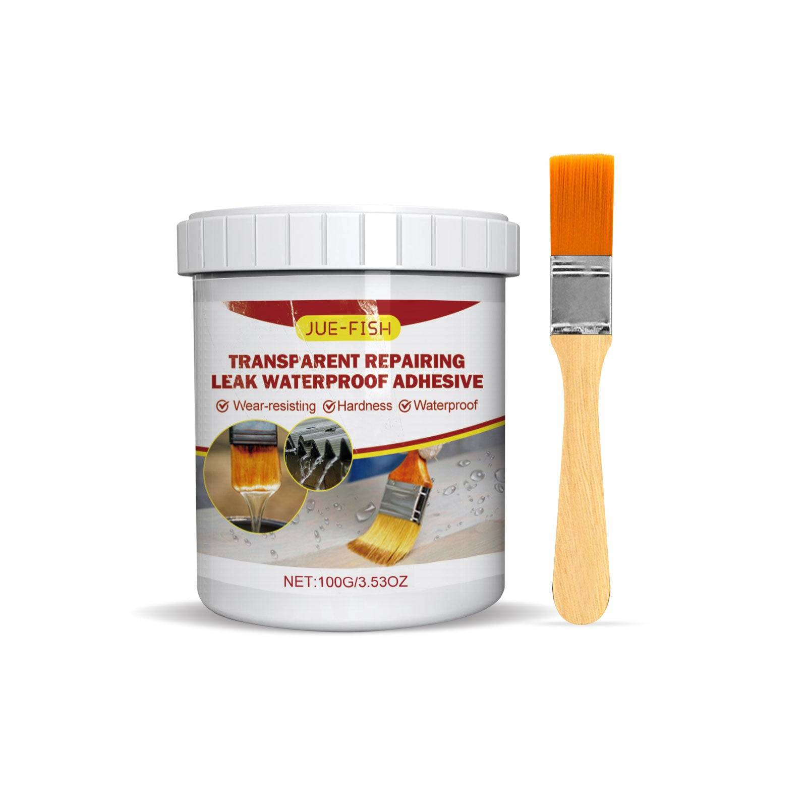 Transparent Leak Repair Waterproof Glue, Free Smashing Brick Toilet Kitchen Floor Tile Paint Waterproofing Agent - default title