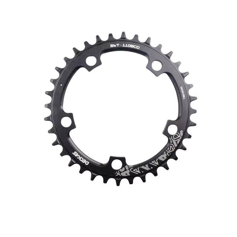 Deckas 110BCD Vevdrev 5 Bultar Vevdrev 36T 38T 40T 42T 44T 46T 48T 50T 52T 54T Enkelt Vevdrev För Landsvägscykel Cykeldelar gray