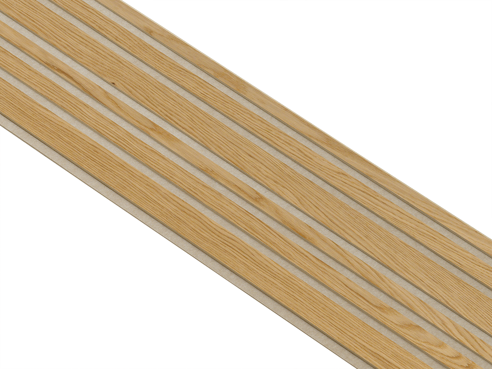 I-Wood Basic Mixed listebredde paneler, i klar oliering - mål 16 x 300 x 2400 mm.