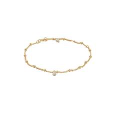 Andcopenhagen - Armbånd - 18 karat guldbelagt 925 sterlingsølv - Simple Pearl - Gold-plated