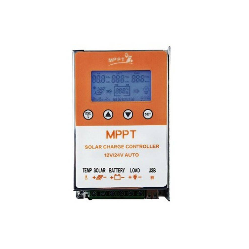 Photovoltaic MPPT Solar Controller with Backlight Display 12V 11.1V Solar Charging Controller 20A