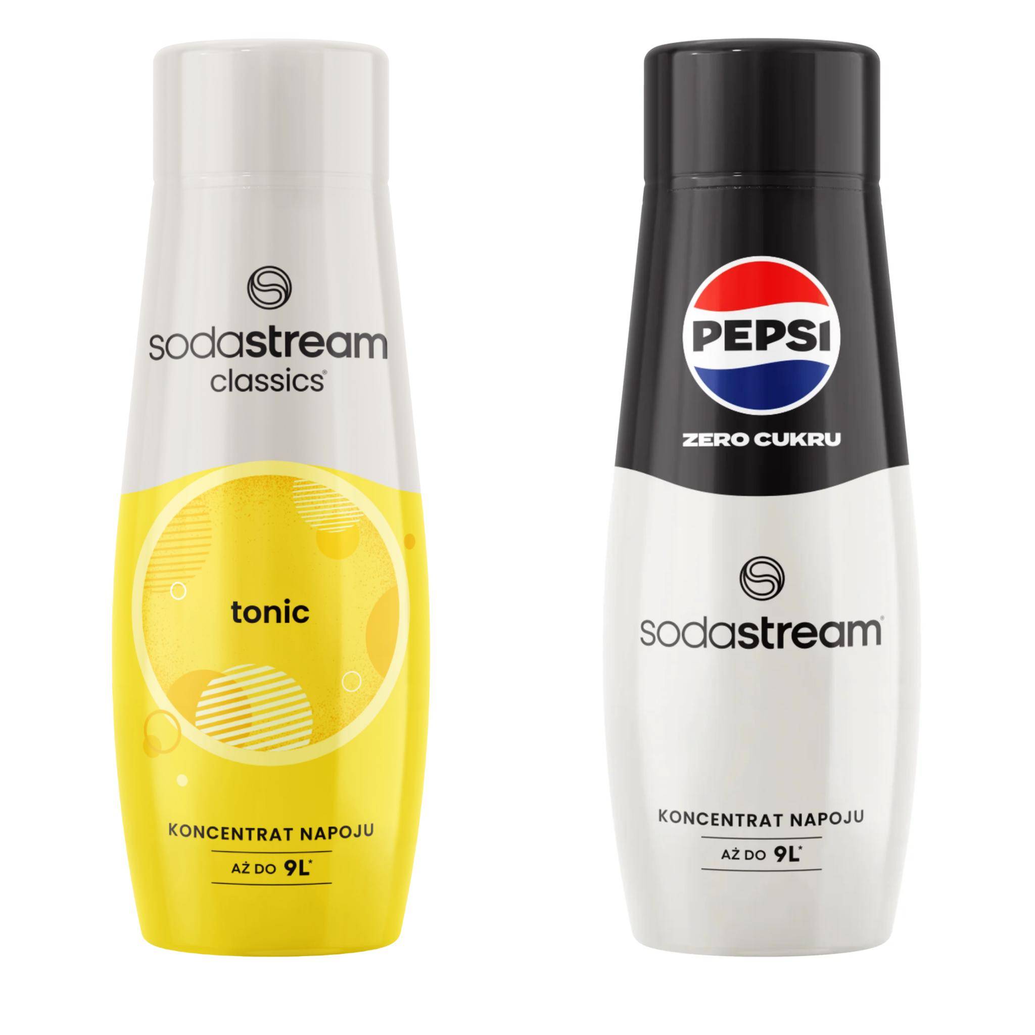 2x SODASTREAM TONIC Syrup + PEPSI MAX SUGAR-FREE Water Concentrate