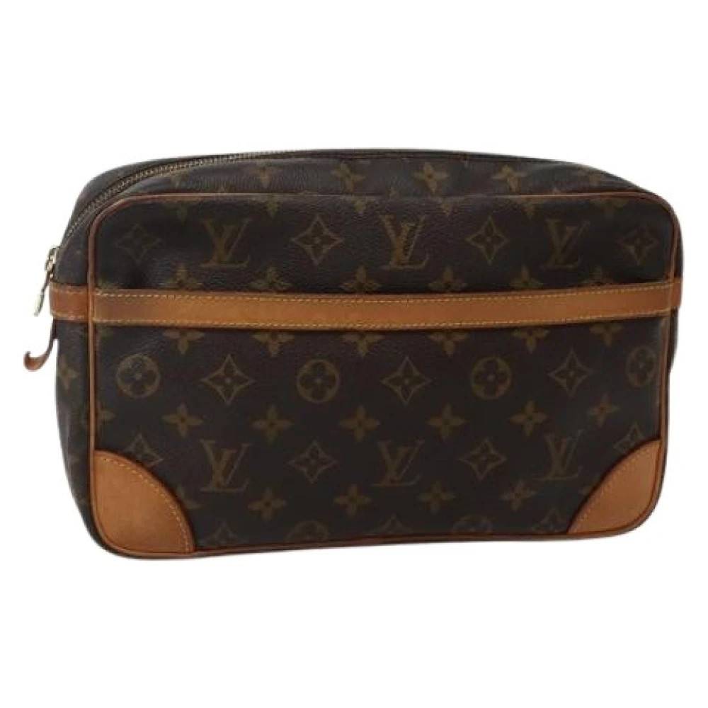 Louis Vuitton Vintage Pre-owned Vintage Canvas Clutch - Vintage - Dame - Brun - ONE SIZE -