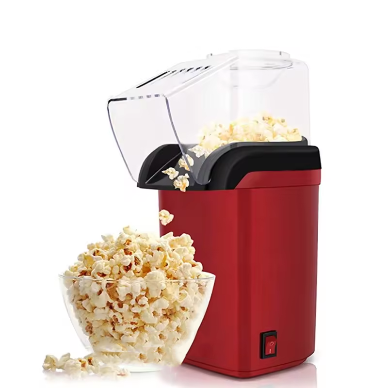 Cross Border Foreign Trade Multinational Plug Small Hot Air One Click Operation Party Fun Popcorn Machine
