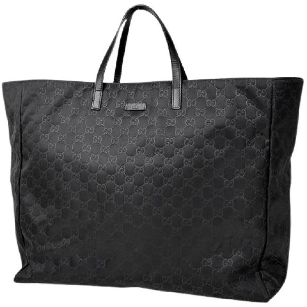 Gucci Vintage Pre-owned nylon gucci-tasker - Vintage - Dame - Sort - ONE SIZE - Nylon