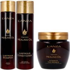 Lanza Healing Oil Bundle Shamoo 300 ml & Conditioner 250 ml & Masque 250 ml