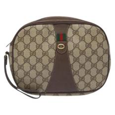 Gucci Vintage, Vintage , unisex, Beige, ONE SIZE, Pre-owned Plastic Clutch