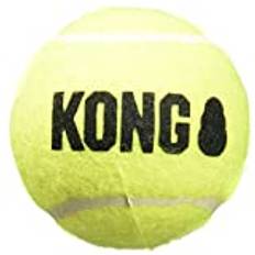 KONG Air Dog Squeakair Hundleksak, tennisbollar, medium, 3 stycken