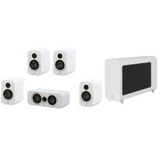 Q Acoustics 5.1 Reference 3000 C Cinema Speaker System Vit - matt vit design