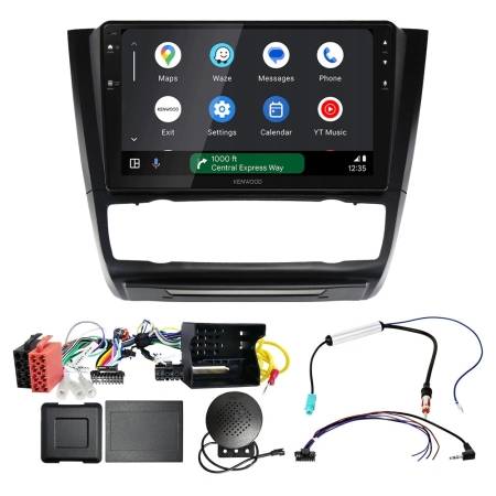 Kenwood DMX80AXS bilstereopaket till BMW 1-serie 2007-2014, automatisk AC