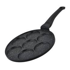 Herzberg HG-CP267HO: 26 cm marmorbelagt pandekage- og crepepande - 7 almindelig åbning