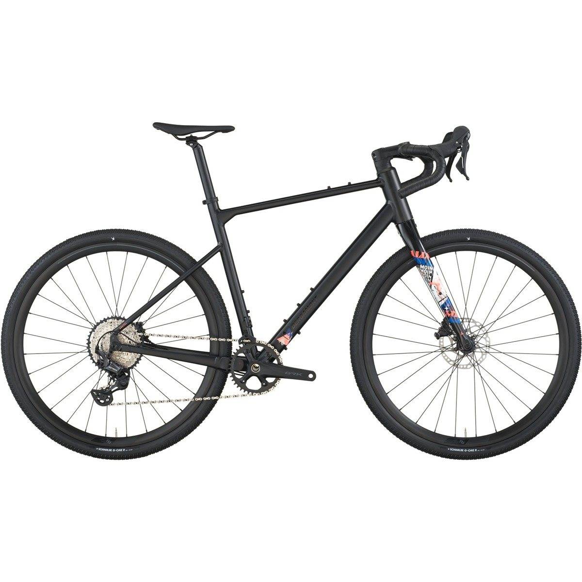 Gravel Bike Bergamont Grandurance 20 Matt Black - Mattsvart (L)