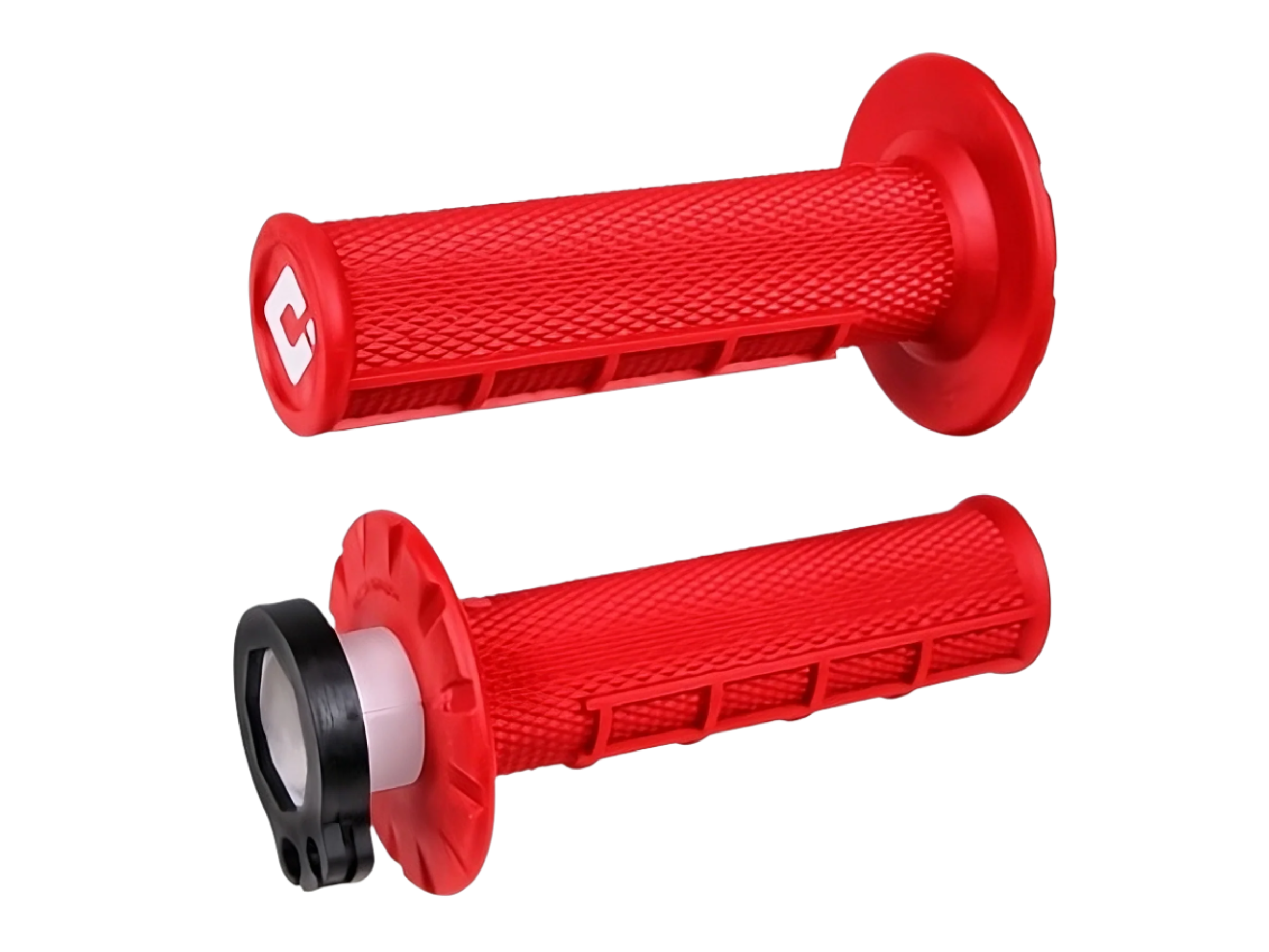 ODI MX V2 Lock-On Halvvaffelgreb - Rød / Alle