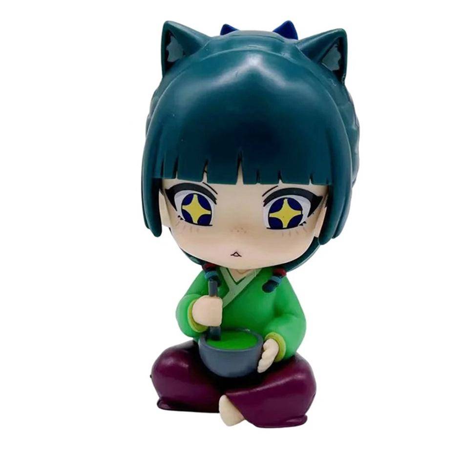 Anime Apotekarens dagböcker 11 cm Maomao Jinshi PVC-figur söt samlardocka kawaii skrivbordsdekoration present.