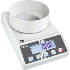 Kern 572-30 Precisionsvåg Vägningsområde 240 g Läsbarhet 0.001 g 230 V, Uppladdningsbara batteri Silver